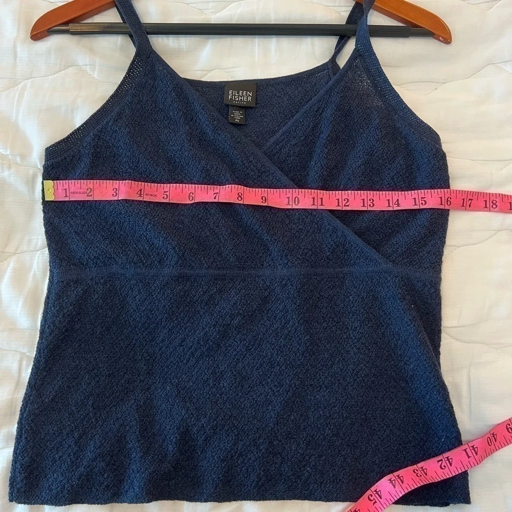 Eileen Fisher Navy Blue Washable Tank